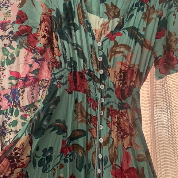 Floral button up maxi dresses - Picture 6 of 6